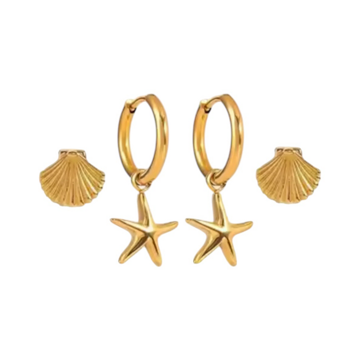 Coastal Earring Stack