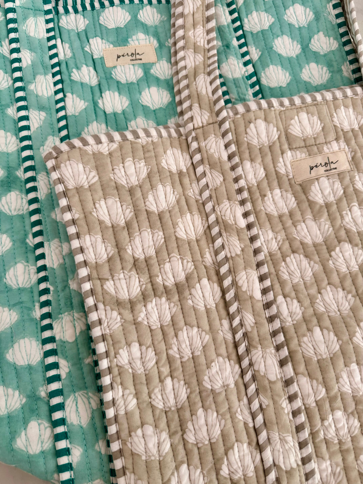 Capri Tote Bag- Turquoise