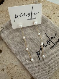 Perla Earrings- Gold
