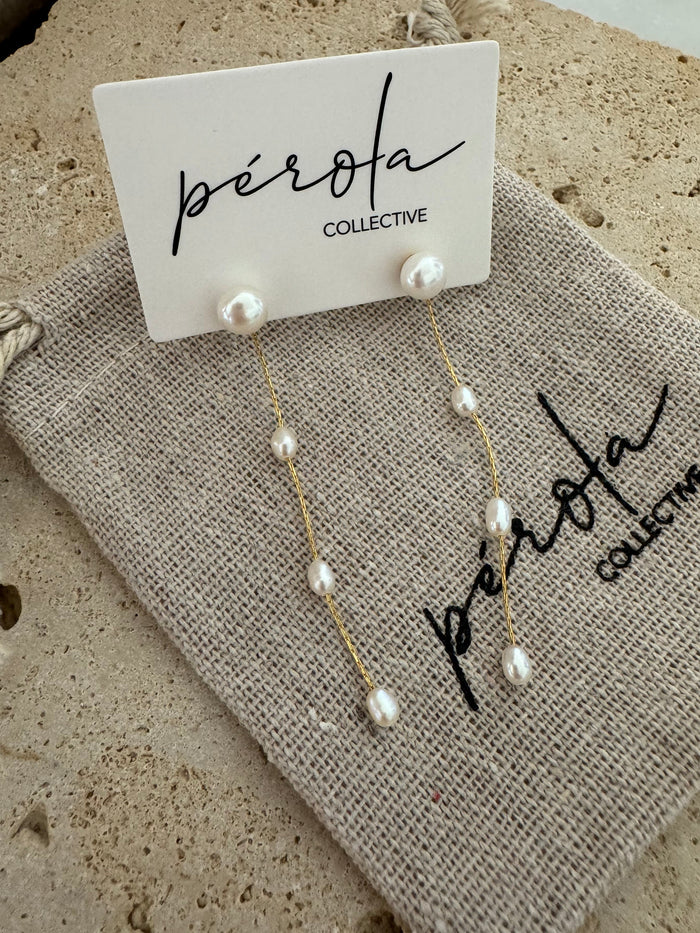 Perla Earrings- Gold
