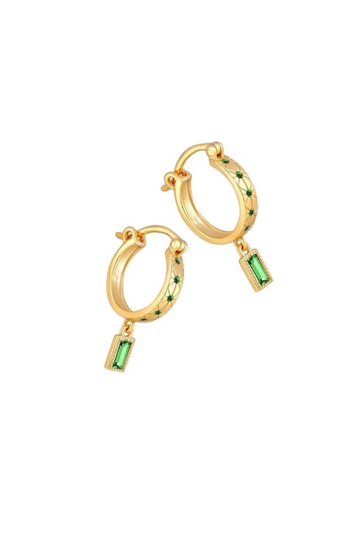 Bodhi earrings- green