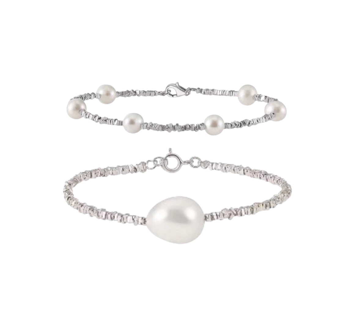 Zimi & Zola Bracelet Stack- Silver