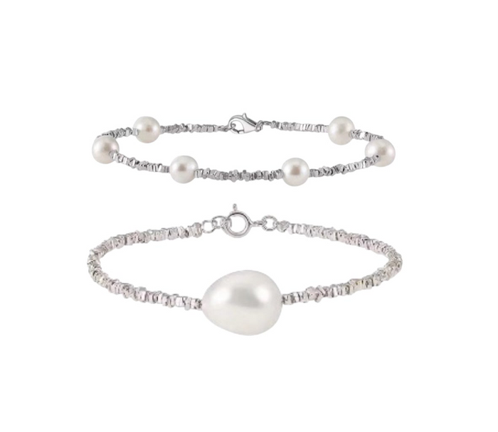 Zimi & Zola Bracelet Stack- Silver