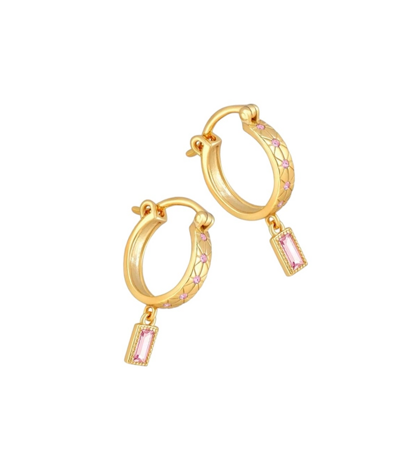 Bodhi earrings- pink