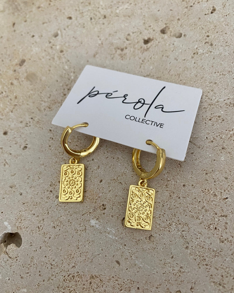 Porto earrings- gold