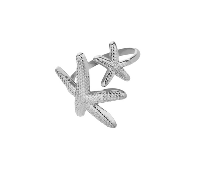Starfish Ring- Silver