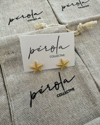 Starfish stud earrings