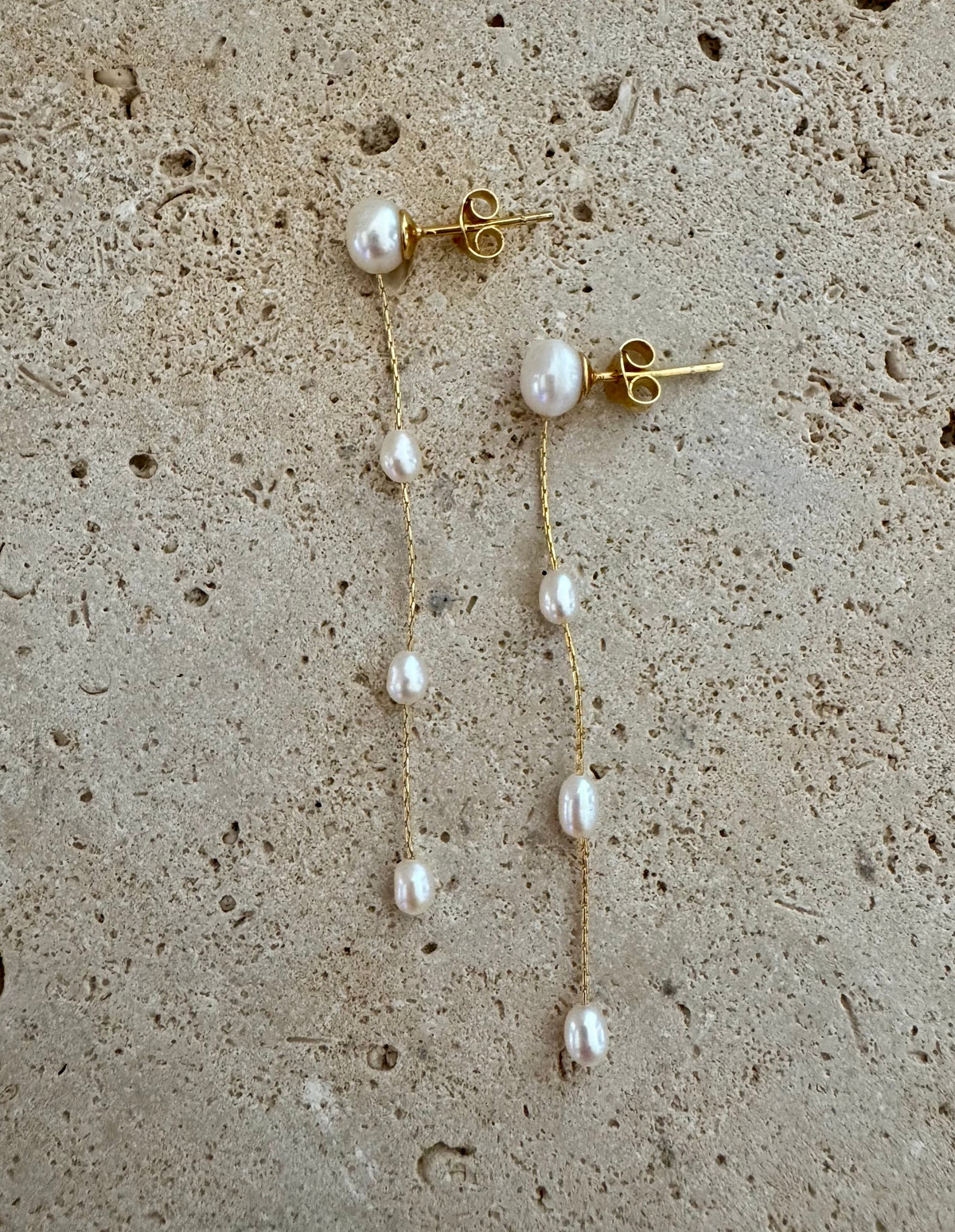 Perla Earrings- Gold