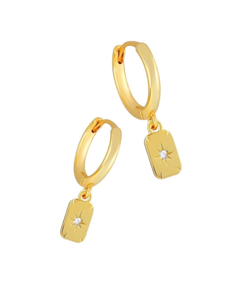 Stella earrings- gold