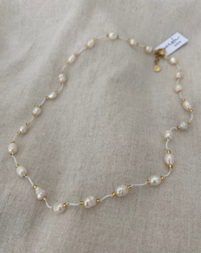 Monte necklace- white