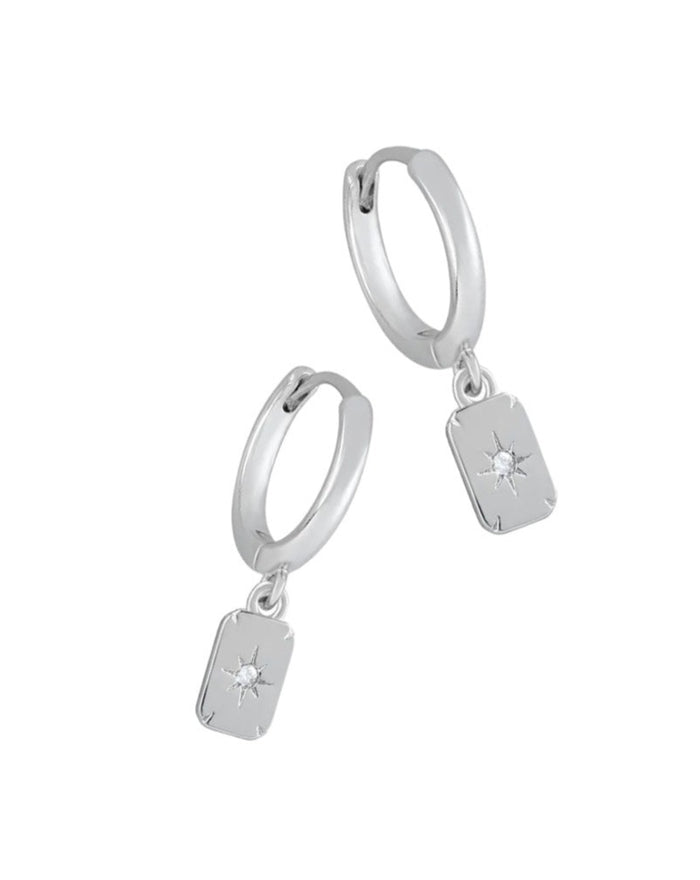 Stella earrings- silver