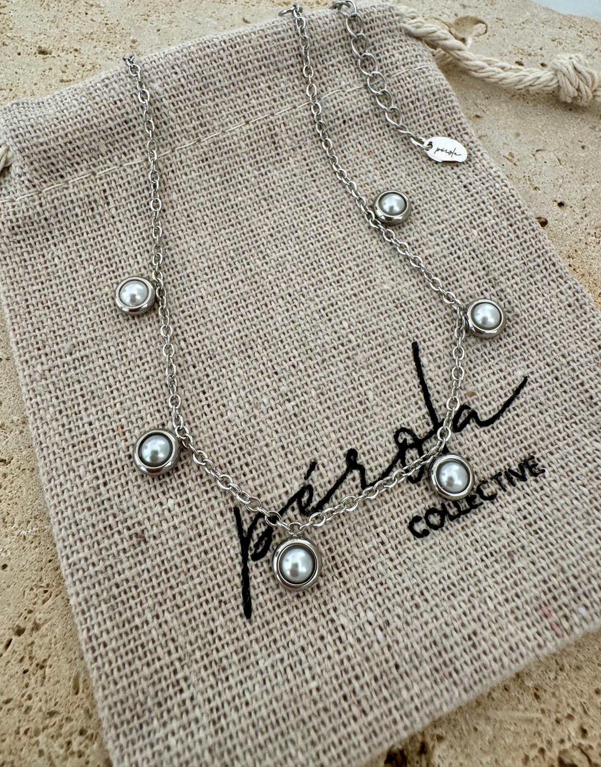 Porto Anklet- Silver