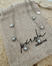 Porto Anklet- Silver