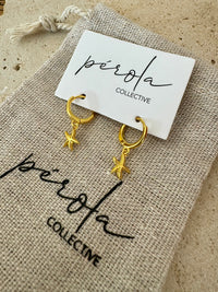 Starfish Earrings- Gold