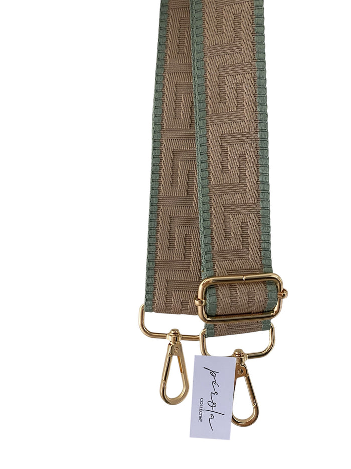 Bag Strap- Khaki/Brown Middle