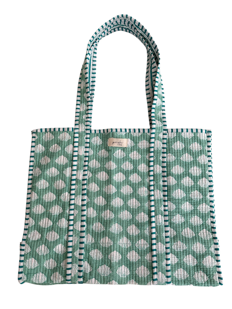 Capri Tote Bag- Turquoise