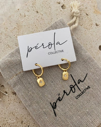 Stella earrings- gold