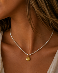 Seashell Pearl Necklace