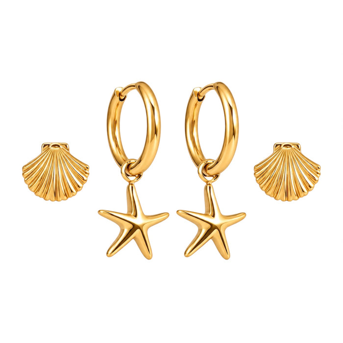 Coastal Earring Stack