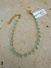 Geneva bracelet- turquoise